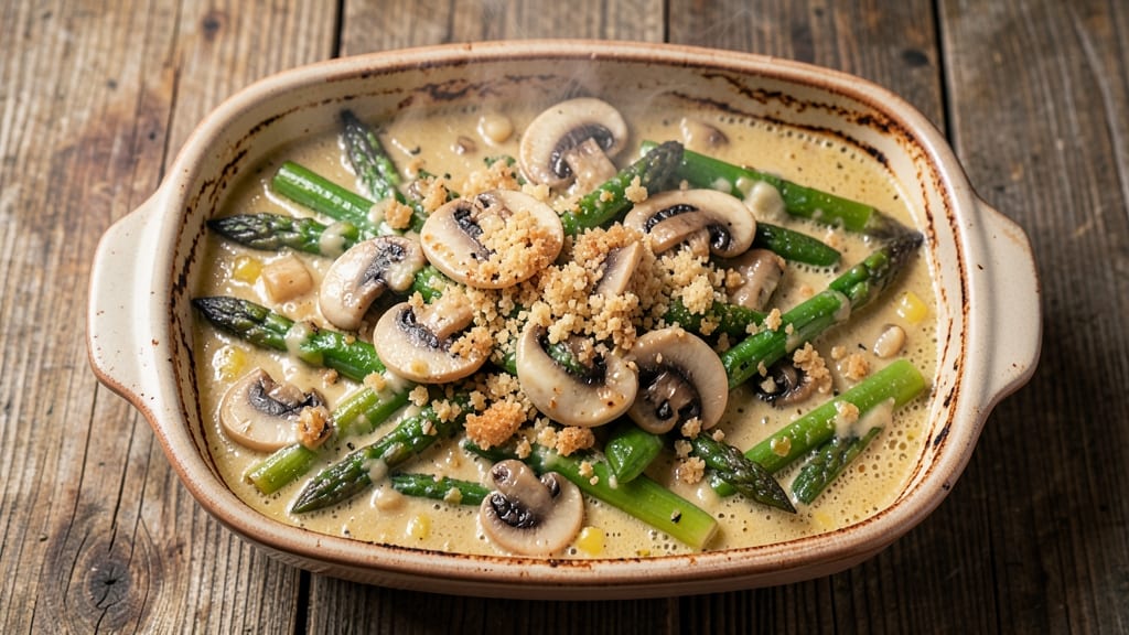 Asparagus and Green Bean Casserole Recipe: Crispy Topped Comfort With Earthy Freshness