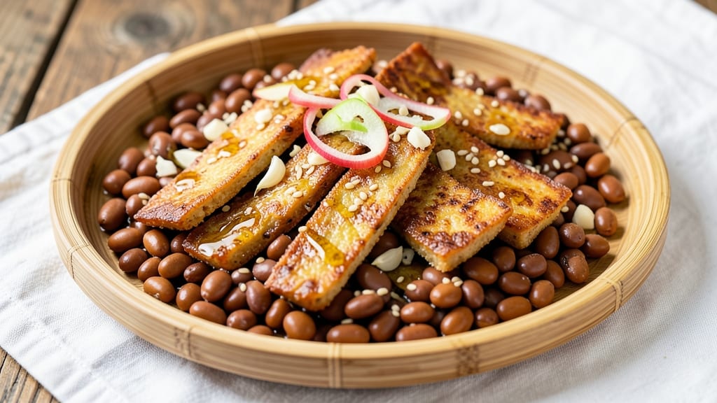 Adzuki Bean and Tempeh Recipe: Crispy-Topped Umami Bomb With Earthy Depth