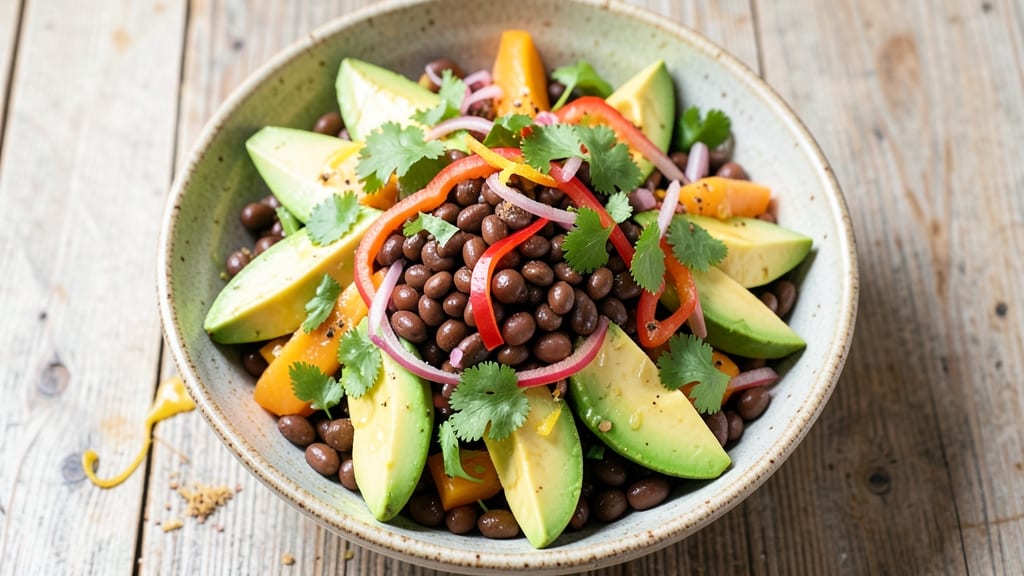 Black Bean, Avocado, and Mango Salad Recipe: Tropical Crunch Meets Protein-Packed Freshness
