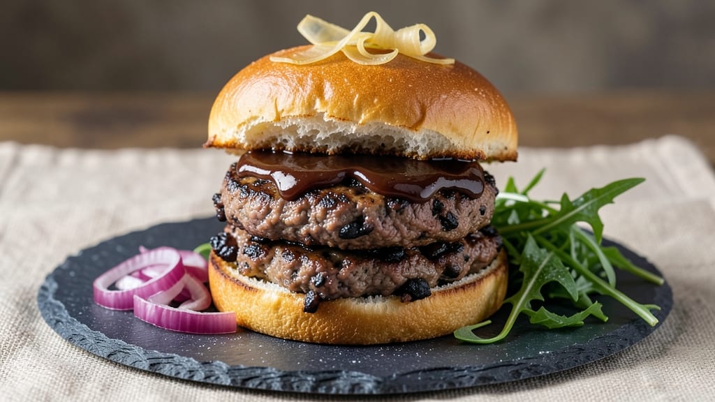 Beef and Bean Burgers Recipe: Crispy Tortilla Crowns With Umami-Packed Filling