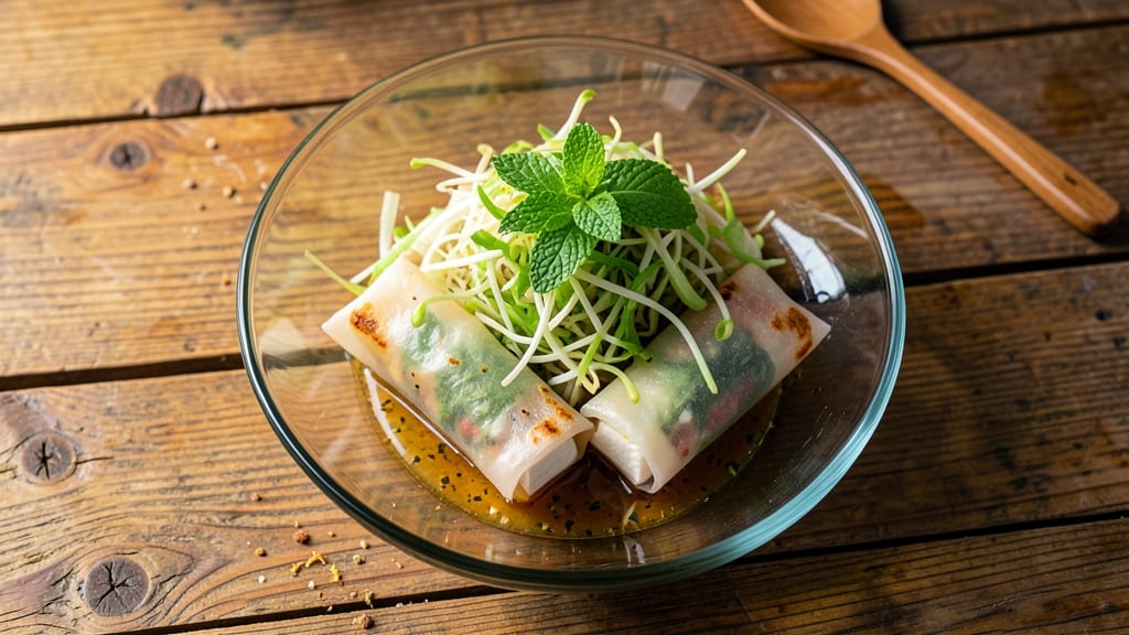 Bean Sprout Spring Rolls Recipe: Crispy Wraps With Fresh Herb Zing