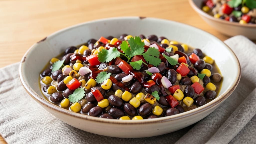 Black Bean Burrito Filling Recipe: Smoky Cumin and Charred Corn Heartiness