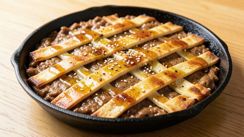 Black Muslim Bean Pie Recipe: Crispy Tortilla Crowns Over Silky Cumin-Lime Filling