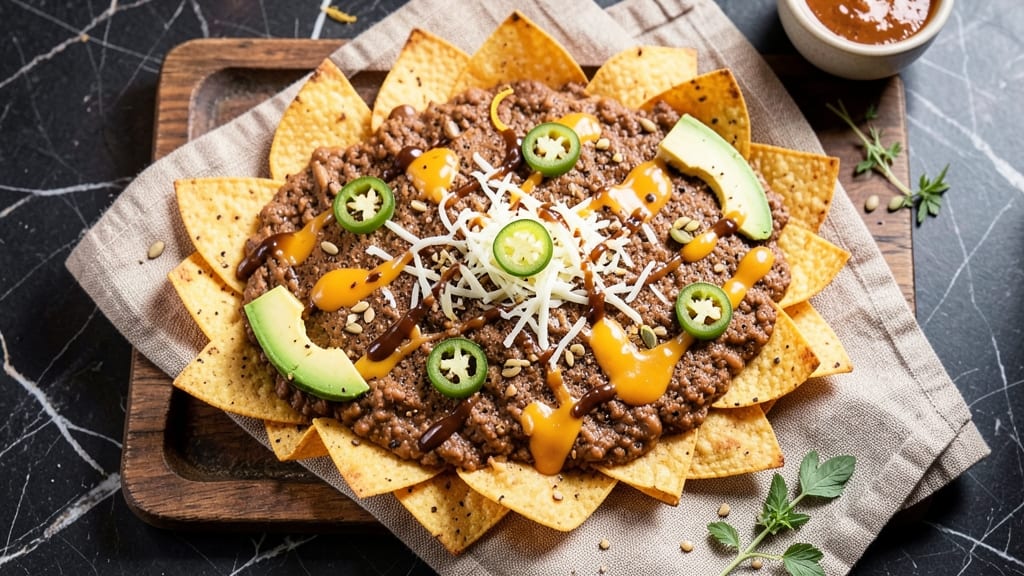 Bean Nachos Recipe NZ: Crispy Tortilla Towers Loaded With Cheesy Beans