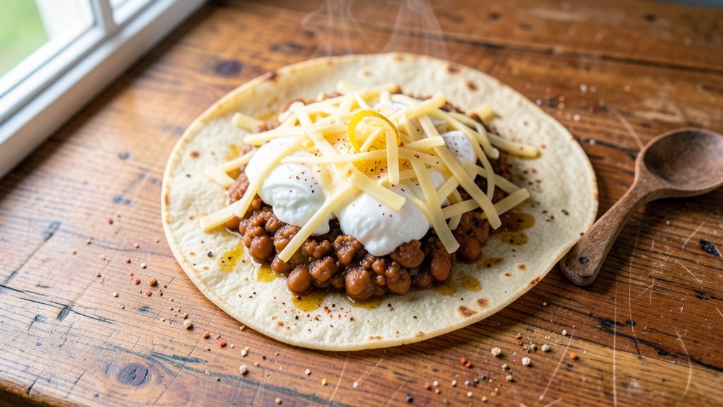 Bean Breakfast Burrito Recipe: Fluffy Egg Whites and Refried Beans Wrapped in Warm Tortillas