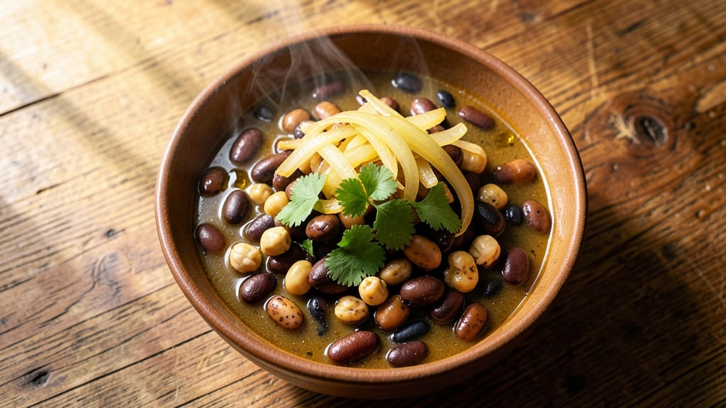 9 Bean Vegetarian Soup Recipe: Pantry Staples Simmered Into Hearty Depth